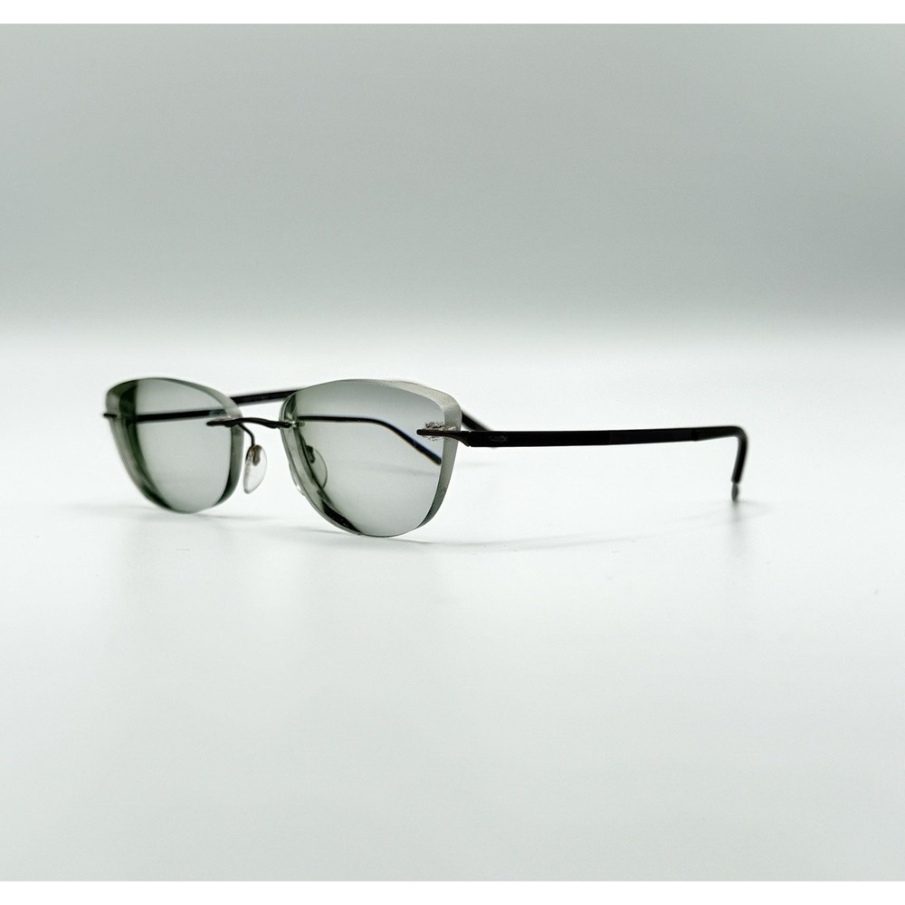 Silhouette 5416 40 6058 Purple Rimless Eyeglasses Frames Only 19-140, Titanium